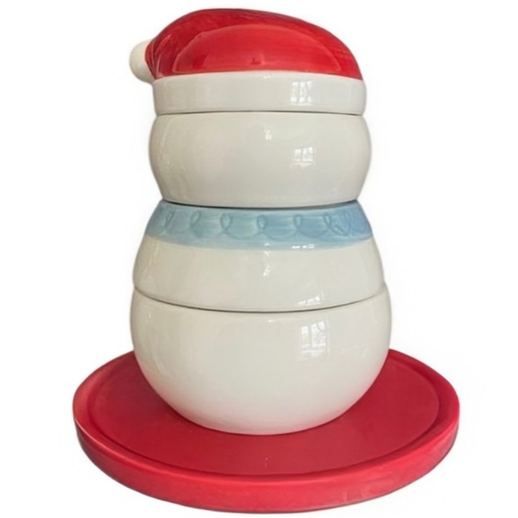 NEW The Bakehouse Snowman Measuring Cups Set - Picture 4 of 6